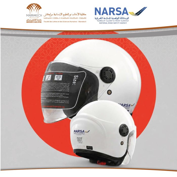 إعلان لطلبة كلية الآداب والعلوم الإنسانية بمراكش المستفيدين من خوذات السلامة المعتمدة