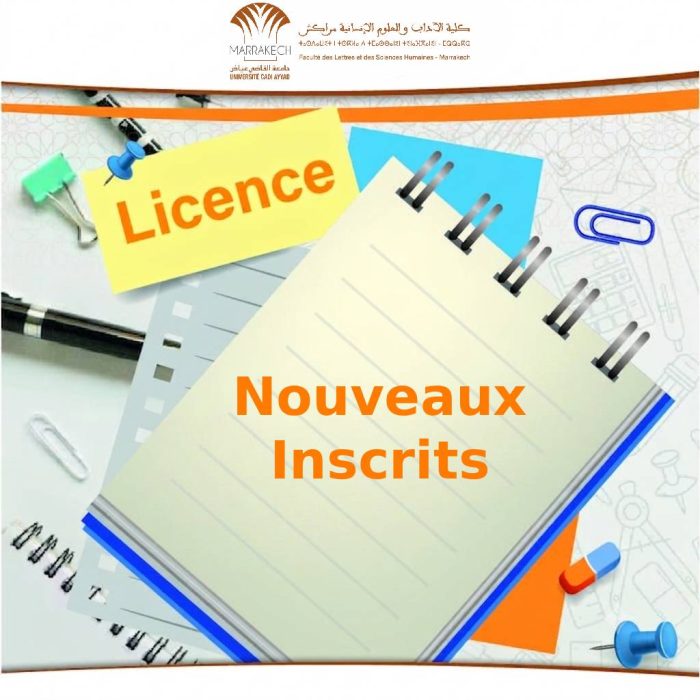 تسجيل الطلبة الجدد بسلك الإجازة برسم الموسم الجامعي 2026-2027