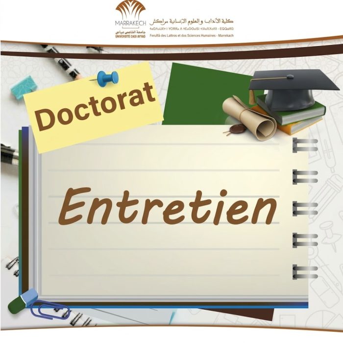 المقابلة الشفهية للتباري حول الموضوعات المقترحة في تكوينات الدكتوراه برسم الموسم الجامعي 2026-2027
